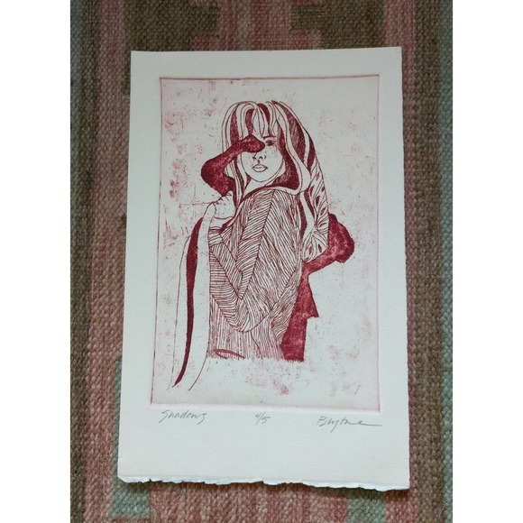 Signed and Numbered by the Artist Original - Adornments Monoprint Original - Picture 6 of 8